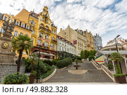 Czech Republic - Karlovy Vary downtown. Стоковое фото, агентство Ingram Publishing / Фотобанк Лори