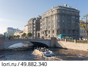 Доходный дом Роберта Георгиевича Веге, Кашин мост через Крюков канал, Санкт-Петербург (2025 год) Стоковое фото, фотограф Юрий Кирсанов / Фотобанк Лори