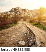 Valley of Ghosts in mountains at the sunrise. Стоковое фото, агентство Ingram Publishing / Фотобанк Лори