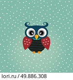 owl art theme. cool owl art theme vector graphic illustration. Стоковая иллюстрация, агентство Ingram Publishing / Фотобанк Лори
