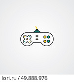 joystick video game console. joystick video game console theme vector art illustration. Стоковая иллюстрация, агентство Ingram Publishing / Фотобанк Лори