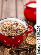 buckwheat porridge. Стоковое фото, агентство Ingram Publishing / Фотобанк Лори