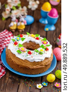 easter cake. Стоковое фото, агентство Ingram Publishing / Фотобанк Лори