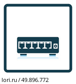 Ethernet switch icon. Shadow reflection design. Vector illustration. Стоковая иллюстрация, агентство Ingram Publishing / Фотобанк Лори
