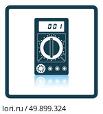 Multimeter icon. Shadow reflection design. Vector illustration. Стоковая иллюстрация, агентство Ingram Publishing / Фотобанк Лори