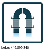 Electric magnet icon. Shadow reflection design. Vector illustration. Стоковая иллюстрация, агентство Ingram Publishing / Фотобанк Лори