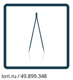 Electric tweezers icon. Shadow reflection design. Vector illustration. Стоковая иллюстрация, агентство Ingram Publishing / Фотобанк Лори