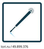 Electricity test screwdriver icon. Shadow reflection design. Vector illustration. Стоковая иллюстрация, агентство Ingram Publishing / Фотобанк Лори