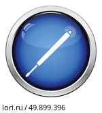 Electricity test screwdriver icon. Glossy button design. Vector illustration. Стоковая иллюстрация, агентство Ingram Publishing / Фотобанк Лори