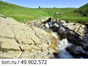 Истоки реки Курджипс, Адыгея. Стоковое фото, фотограф Оглоблин Андрей Николаевич / Фотобанк Лори