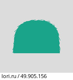Hay stack icon. Gray background with green. Vector illustration. Стоковая иллюстрация, агентство Ingram Publishing / Фотобанк Лори