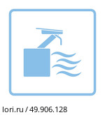 Diving stand icon. Blue frame design. Vector illustration. Стоковая иллюстрация, агентство Ingram Publishing / Фотобанк Лори