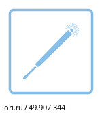 Electricity test screwdriver icon. Blue frame design. Vector illustration. Стоковая иллюстрация, агентство Ingram Publishing / Фотобанк Лори