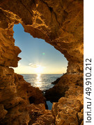 Sunset into grotto. Nature composition. Стоковое фото, агентство Ingram Publishing / Фотобанк Лори