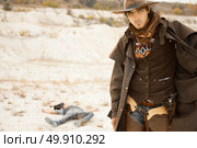 duel between cowboys. affair of honor. Стоковое фото, агентство Ingram Publishing / Фотобанк Лори