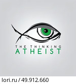 atheism theme - against religious ignorance campaign. atheism theme - against religious ignorance campaign - vector art. Стоковая иллюстрация, агентство Ingram Publishing / Фотобанк Лори