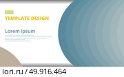 Business template presentation circle design, print, ad, brochure, flyer, annual report, poster, copy space, vector illustration artwork. Стоковая иллюстрация, агентство Ingram Publishing / Фотобанк Лори