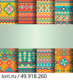 native american seamless pattern wallpaper vector art. Стоковая иллюстрация, агентство Ingram Publishing / Фотобанк Лори