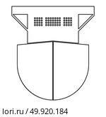 Seagoing cargo ship icon . Стоковая иллюстрация, агентство Ingram Publishing / Фотобанк Лори
