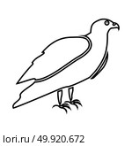 Eagle black icon . Стоковая иллюстрация, агентство Ingram Publishing / Фотобанк Лори