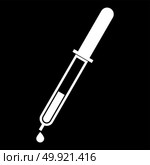 Pipette with drop icon . Стоковая иллюстрация, агентство Ingram Publishing / Фотобанк Лори
