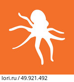Devilfish white color icon .. Devilfish it is white color icon . Стоковая иллюстрация, агентство Ingram Publishing / Фотобанк Лори