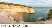 Benagil beach caves in the coastline, Algarve Portugal. Стоковое фото, агентство Ingram Publishing / Фотобанк Лори