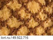 Aletria is a classic Portuguese vermicelli pudding and this is a traditionally served at Christmas time. This is one of the favourites pudding from Portugal. Top view. Стоковое фото, агентство Ingram Publishing / Фотобанк Лори