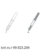 Pipette with drop icon . Стоковая иллюстрация, агентство Ingram Publishing / Фотобанк Лори