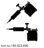Tattoo machines black icon . Стоковая иллюстрация, агентство Ingram Publishing / Фотобанк Лори