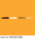 Merchant ship icon . Стоковая иллюстрация, агентство Ingram Publishing / Фотобанк Лори