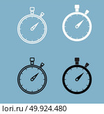 The stopwatch  icon .. The stopwatch icon . Стоковая иллюстрация, агентство Ingram Publishing / Фотобанк Лори