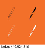 Pipette with drop icon . Стоковая иллюстрация, агентство Ingram Publishing / Фотобанк Лори