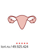 Uterus icon .. Uterus  icon . Стоковая иллюстрация, агентство Ingram Publishing / Фотобанк Лори