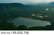 landscape sunset over the tropical lake in Thailand. Стоковое фото, агентство Ingram Publishing / Фотобанк Лори