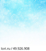 Winter white and blue sky background christmas made of snowflakes and snow with blank copy space for your text, Vector illustration. Стоковая иллюстрация, агентство Ingram Publishing / Фотобанк Лори