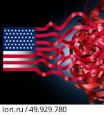 American government shutdown United States federal confusion due to spending bill disagreement as a national finance problem with 3D illustration elements. Стоковое фото, агентство Ingram Publishing / Фотобанк Лори