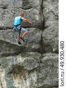 Rock climber. Element of design. Стоковое фото, агентство Ingram Publishing / Фотобанк Лори
