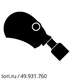 Gasmask or inhaler icon black color. Стоковая иллюстрация, агентство Ingram Publishing / Фотобанк Лори