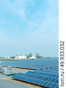 BANGKOK, THAILAND - JANUARY 30: view of Thailand solar farm on January 30, 2016 in Bangkok, Thailand. Редакционное фото, агентство Ingram Publishing / Фотобанк Лори