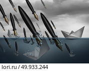 Negotiation success liability and difficult contract concept as a business challenge metaphor with 3D illustration elements.. Negotiation Success. Стоковое фото, агентство Ingram Publishing / Фотобанк Лори