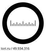 Scale ruler icon black color vector illustration simple image flat style. Стоковая иллюстрация, агентство Ingram Publishing / Фотобанк Лори