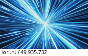 Dynamic blue light streaks creating futuristic vortex in highspeed motion. Стоковое AI-видео, аниматор Владимир Федоров / Фотобанк Лори