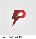 alphabet letter p thunder theme sign symbol vector. alphabet letter p thunder theme sign symbol. Стоковая иллюстрация, агентство Ingram Publishing / Фотобанк Лори