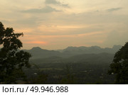 Beautiful mountain sunset scenery. Стоковое фото, агентство Ingram Publishing / Фотобанк Лори