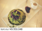 macha green tea ice-cream. Стоковое фото, агентство Ingram Publishing / Фотобанк Лори