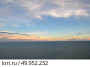 Blue sea and sky background. Adriatic sea. Стоковое фото, агентство Ingram Publishing / Фотобанк Лори