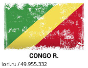 Congo Democratic Republic flag design vector. Стоковая иллюстрация, агентство Ingram Publishing / Фотобанк Лори
