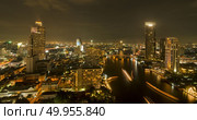 Bangkok downtown top View at Night. Стоковое фото, агентство Ingram Publishing / Фотобанк Лори