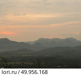 Beautiful mountain sunset scenery. Стоковое фото, агентство Ingram Publishing / Фотобанк Лори